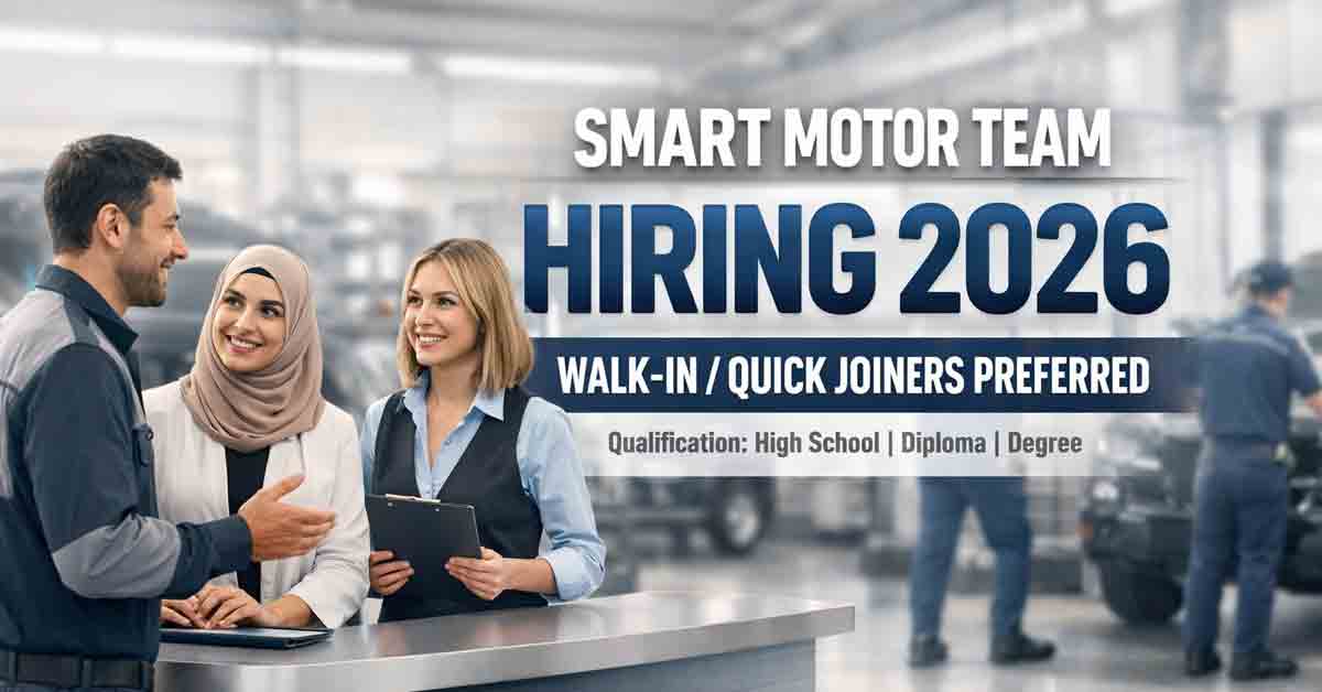 Smart Motor Team Jobs : Apply for Automotive & Technical Careers