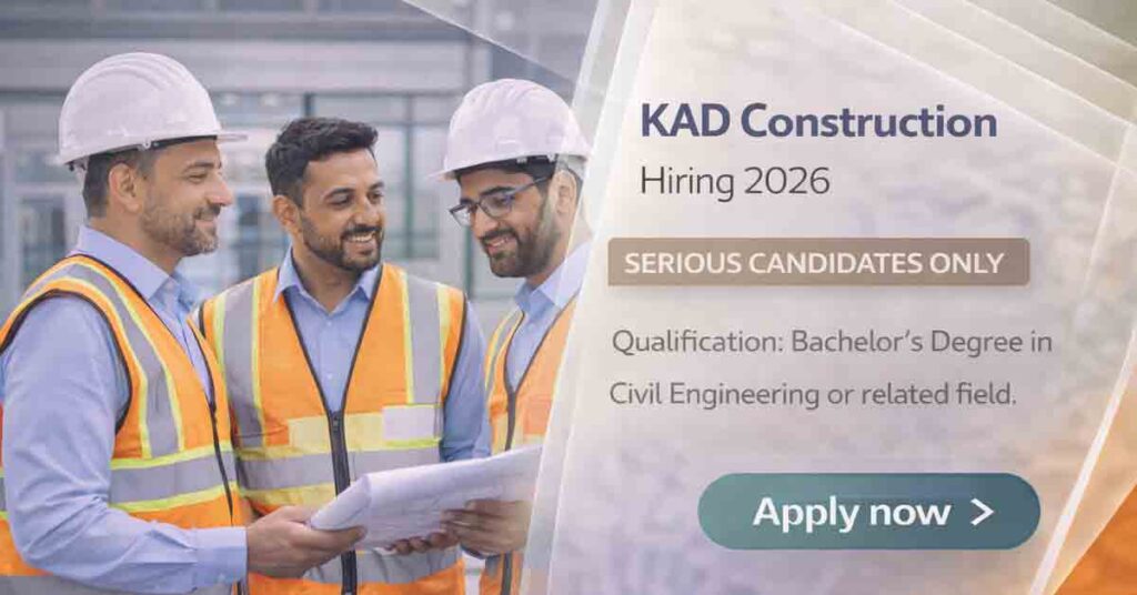 KAD Construction Jobs :